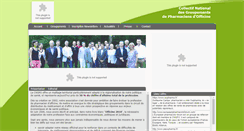 Desktop Screenshot of collectif-groupements-pharmaciens.fr